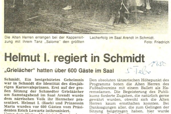 1980 Feb. 05. EN Kappensitzung m. Prinz Helmut Roeb