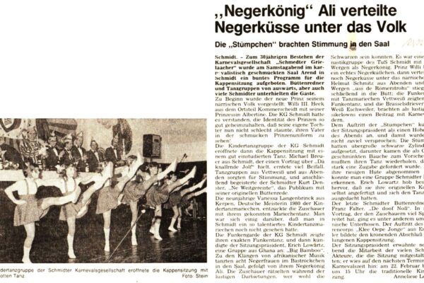 1981 Feb. 10 EN Kappensitzung m. Prinz Willi Heck