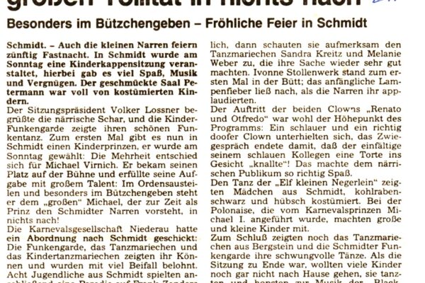 1984 Feb. 21. EN Kinderprinz Michael