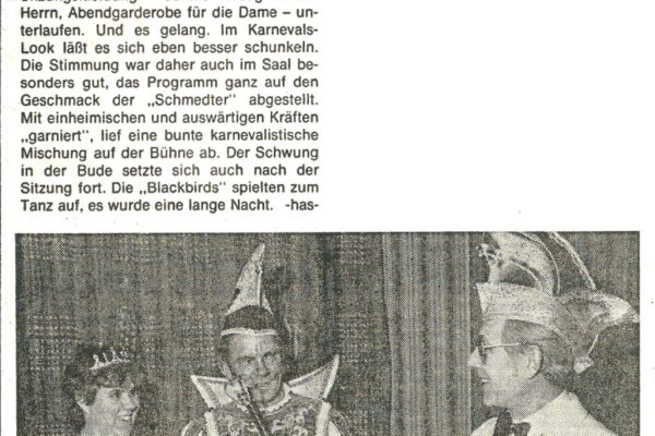 1985 Ewald Richter ist Karnevalsprinz 2