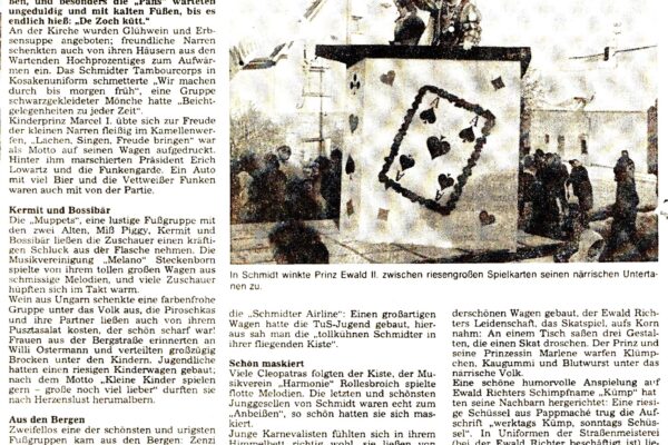 1985 Feb. 18. EN Karnevalszug mit Ewald Richter