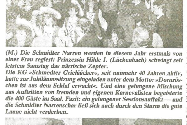 1990 Prinzessin Hilde I Lückenbach
