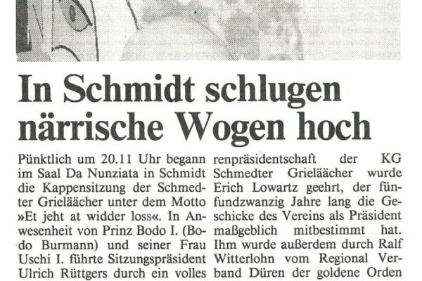 1993 Feb. 02. EiWo Pastor Dobbelstei i.d. Bütt