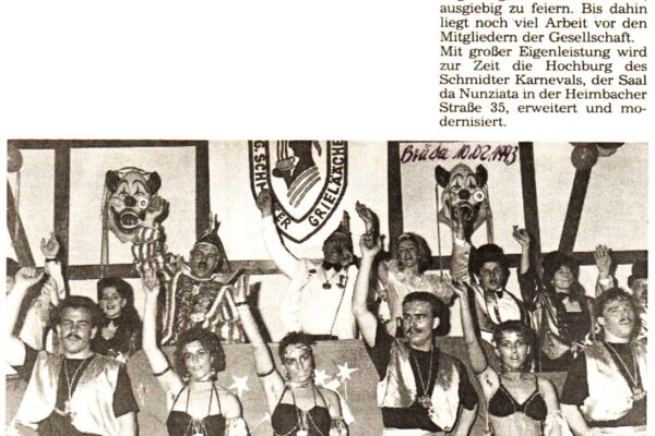 1993 Feb. 10. Brüke Showtanzgruppe Abend