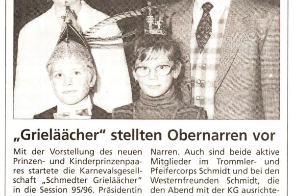 1995 Nov. Prinz Helmut Wirtz 1