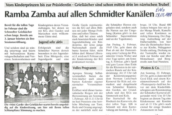 1998 Jan. 28. EiWo Ramba Zamba