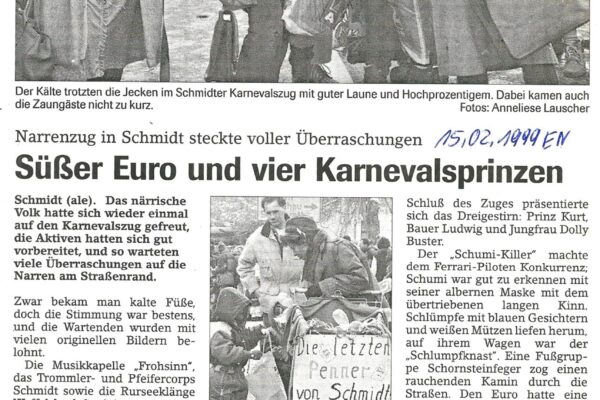 1999 Feb. 15. EN Narrenzug i. Schmidt