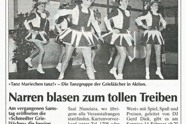 1999 Jan. 13. EiWo Narren blasen zum Treiben