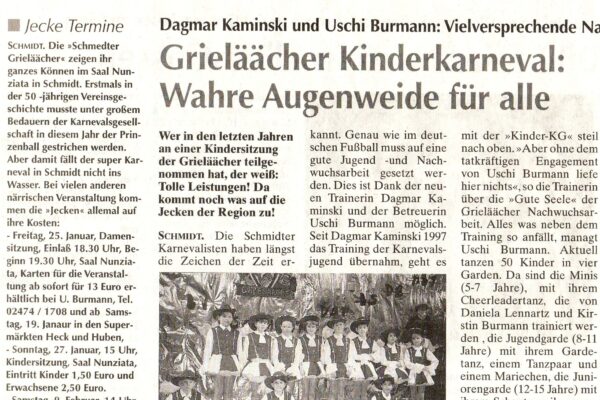 2000 Jan. 25 EiWo Kinderkarneval