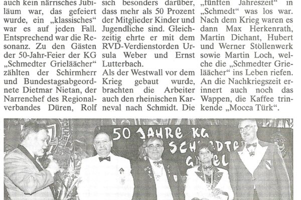 2000 Okt. 18. Sup. Mittw. 50 Jahre Grieläächer