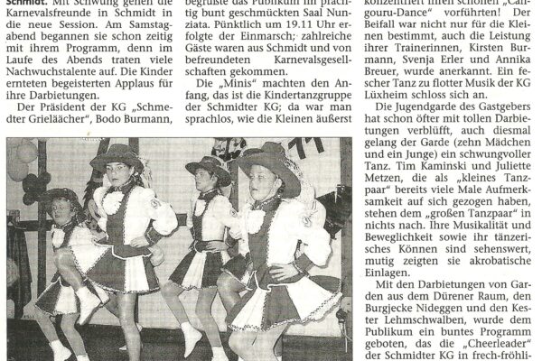 2005 Jan. 11. EN Schwungvoller Sessionsstart
