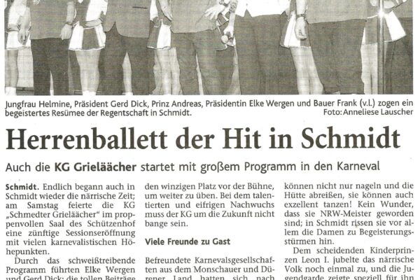 2010 Jan. 10. EN Herrnbalett der Hit in Schmidt