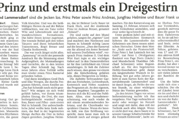 2010 Jan. 11. EN Prinz u. erstmals e. Dreigestirn 2