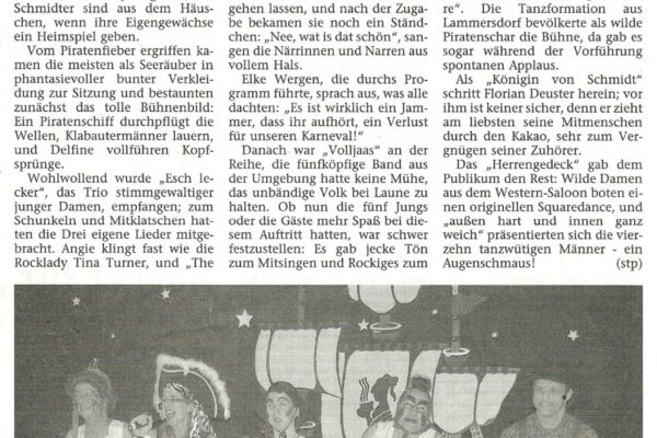 2011 März 01. EN Piraten mit viel musik und Spaß