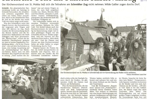 2011 März 07. EN kritische Töne i. bunten Karnevalzug