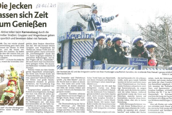 2013 Feb. 11. EN 400 Aktive b. Karnevalszug