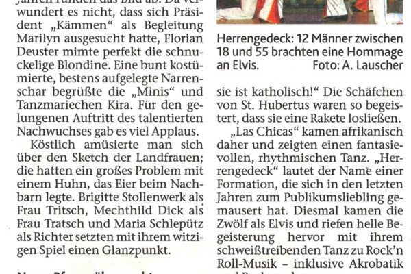 2014 Feb. 11. EN Klasse Seniorensitzung