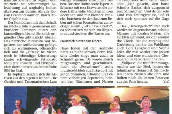 2014 Feb. 25. EN temperamentvolle Tänze