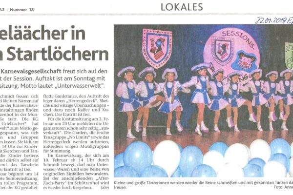 2018 Jan. 22. EN Karneval in den Startlöcher