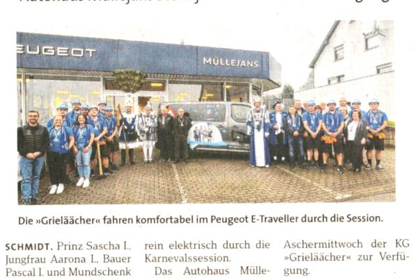 2026 Jan. 14. EiWo Auto f. Karneval in Schmidt