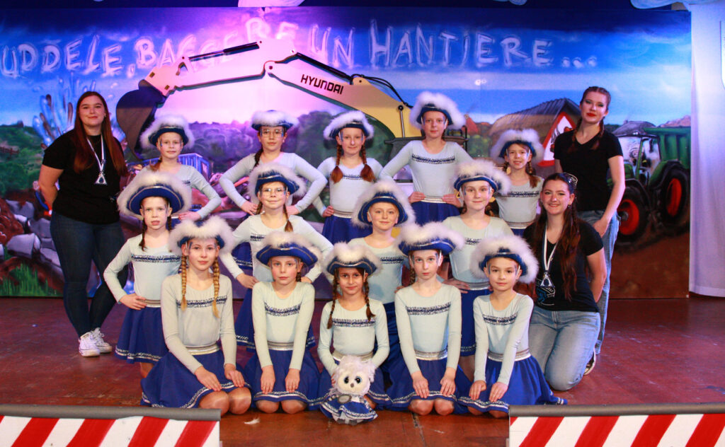 Kleine Garde der KG Schmidt in der Session 2026